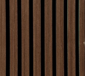 Oppio €37 PER PANEEL - 260x60 cm WENGE akoestische wand panelen lattenwand met Vilt
