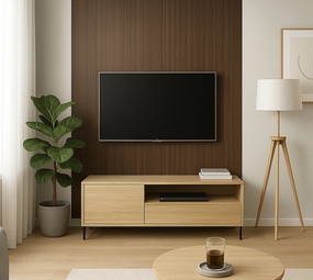 Oppio 120x280x0.5 cm - Houten Wandpaneel ESPRESSO ESSENCE Oppio 120x280x0.5 cm - Houten Wandpaneel ESPRESSO ESSENCE