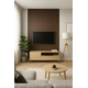 Oppio 120x280x0.8 cm - Houten Wandpaneel ESPRESSO ESSENCE
