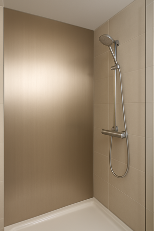 Oppio 120x280x0.8 cm - Metaal Wandpaneel RVS ZENITH