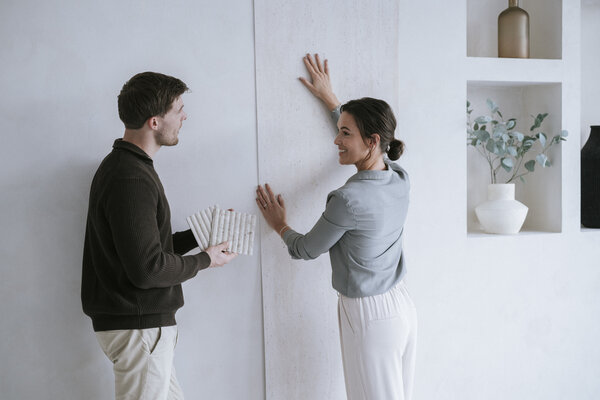 MUOZO MUOZO - White Vein Luxe 280x60 Flexibele Wandpanelen