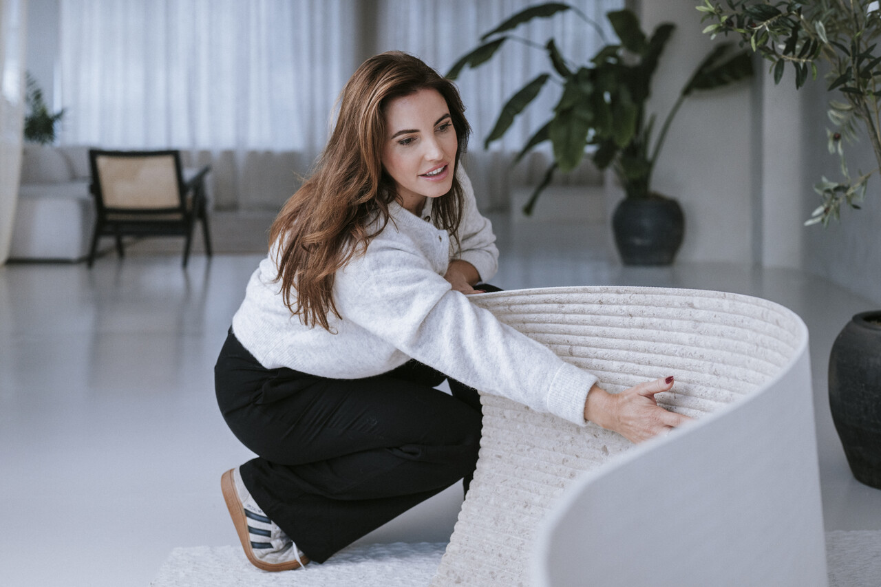 MUOZO Canyon Ridge OFF-WHITE 280x60 Flexibele Wandpanelen