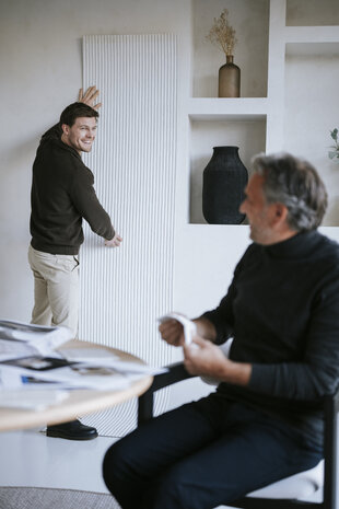 MUOZO Roman Columns OFF-WHITE 280x60 Flexibele Wandpanelen