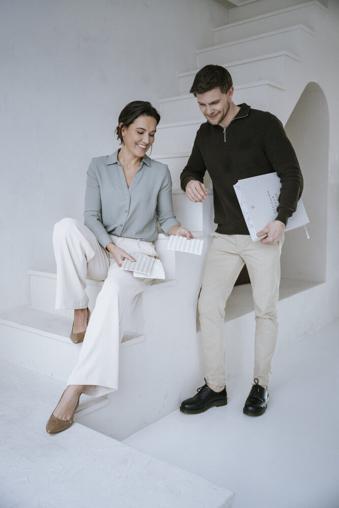 MUOZO MUOZO -Roman Columns OFF-WHITE 280x60 Flexibele Wandpanelen