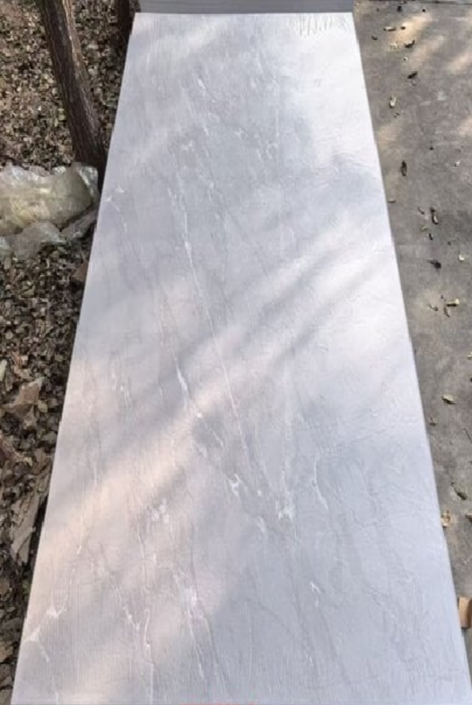 Oppio €72 PER PANEEL - 120x280x0,3 cm - PVC Wandpaneel SLATE GREY -  MAT