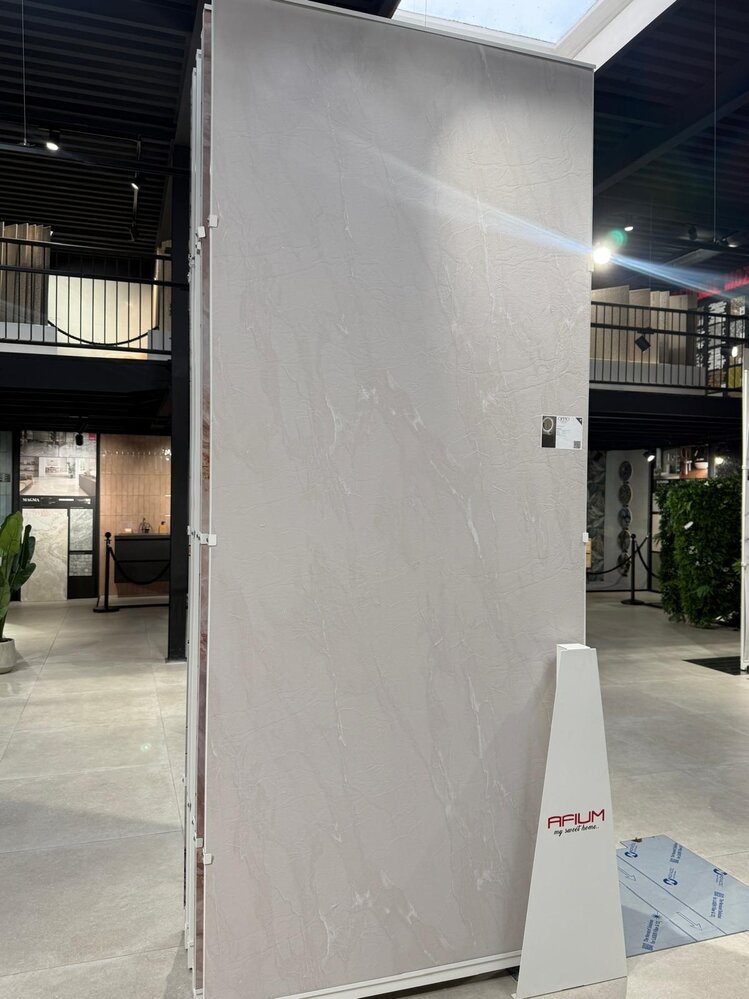 Oppio €72 PER PANEEL - 120x280x0,3 cm - PVC Wandpaneel SLATE PERLA - MAT