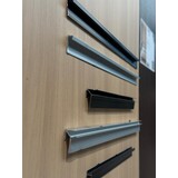 Oppio Buitenhoekprofiel  tbv. Bamboo Wandpanelen  - Zwart