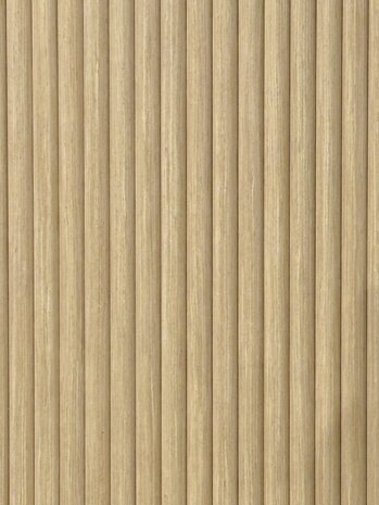 Oppio RONDE LATTEN - LICHT Eiken akoestische wand panelen lattenwand met Vilt