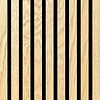 €37 PER PANEEL - 260x60 cm LICHT Eiken akoestische wand panelen lattenwand met Vilt