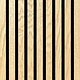 Oppio €37 PER PANEEL - 260x60 cm LICHT Eiken akoestische wand panelen lattenwand met Vilt
