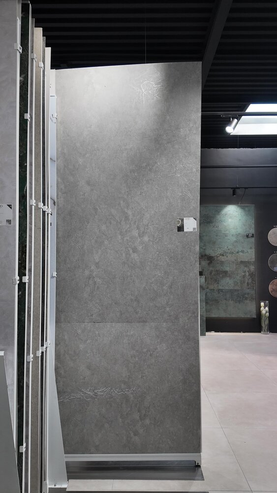 €72 PER PANEEL - 120x280x0,3 cm – Concrete Grey PVC Wandpaneel MAT