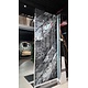Oppio €57 PER PANEEL - 120x280x0,3 cm - PVC Wandpaneel Grijs Steen Marmerlook Hoogglans