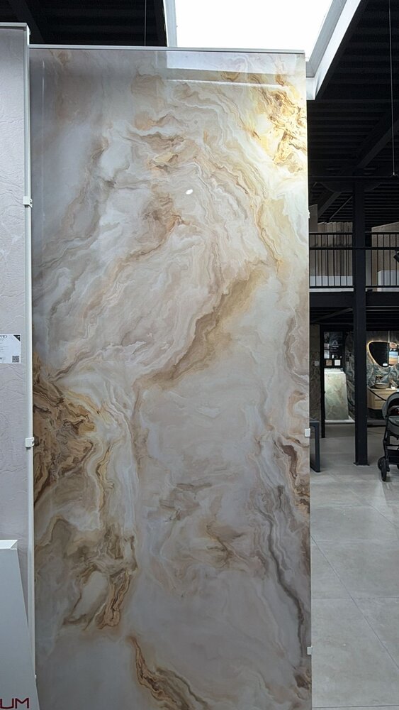 Oppio €67 PER PANEEL - 120x280x0,3 cm - PVC Wandpaneel NOOR -  Hoogglans