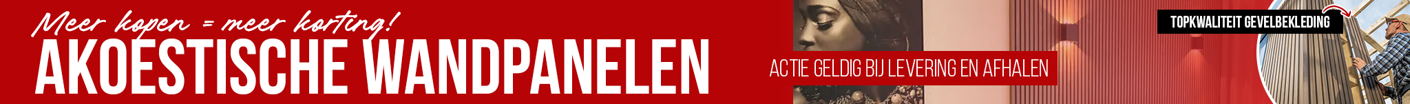 Akoestische panelen actie