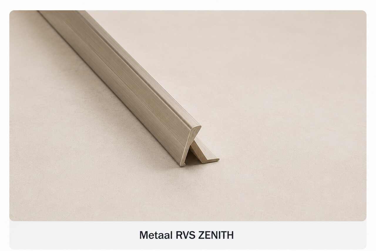 Oppio Buitenhoekprofiel  tbv. Bamboo Wandpanelen  - RVS ZENITH