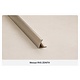 Oppio Buitenhoekprofiel  tbv. Bamboo Wandpanelen  - RVS ZENITH