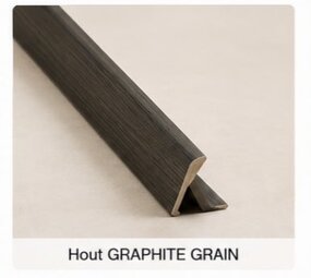Oppio Buitenhoekprofiel tbv. Bamboo Wandpanelen - GRAPHITE GRAIN Oppio Buitenhoekprofiel tbv. Bamboo Wandpanelen - GRAPHITE GRAIN