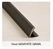 Buitenhoekprofiel tbv. Bamboo Wandpanelen - GRAPHITE GRAIN Buitenhoekprofiel tbv. Bamboo Wandpanelen - GRAPHITE GRAIN