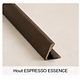 Oppio Buitenhoekprofiel  tbv. Bamboo Wandpanelen  - ESPRESSO ESSENCE