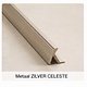 Oppio Buitenhoekprofiel  tbv. Bamboo Wandpanelen  - ZILVER CELESTE