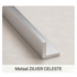 Buitenhoekprofiel  tbv. Bamboo Wandpanelen  - ZILVER CELESTE