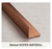 Buitenhoekprofiel tbv. Bamboo Wandpanelen - KOPER IMPERIAL Buitenhoekprofiel tbv. Bamboo Wandpanelen - KOPER IMPERIAL