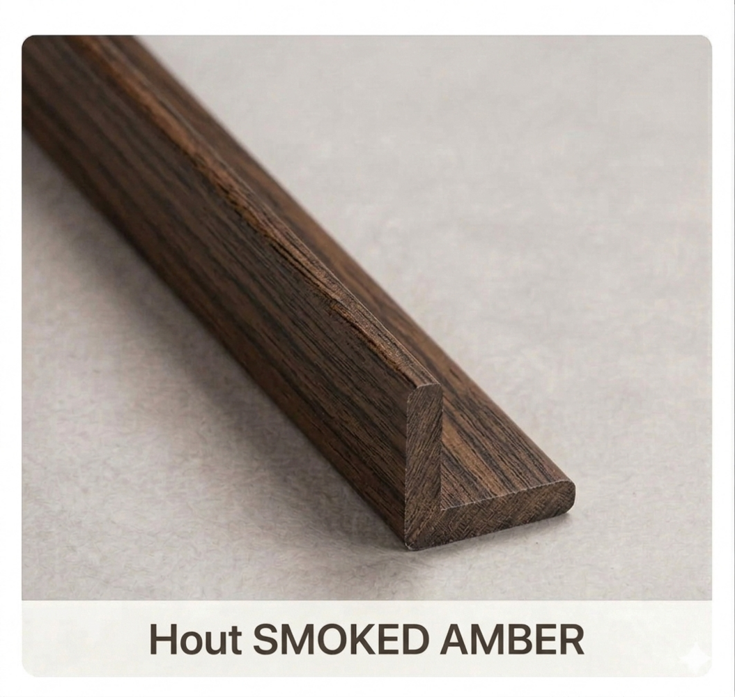 Oppio Buitenhoekprofiel tbv. Bamboo Wandpanelen - SMOKED AMBER Oppio Buitenhoekprofiel tbv. Bamboo Wandpanelen - SMOKED AMBER