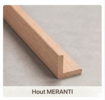 Buitenhoekprofiel tbv. Bamboo Wandpanelen - MERANTI