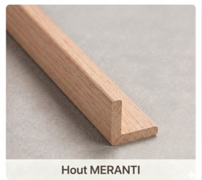 Oppio Buitenhoekprofiel tbv. Bamboo Wandpanelen - MERANTI Oppio Buitenhoekprofiel tbv. Bamboo Wandpanelen - MERANTI
