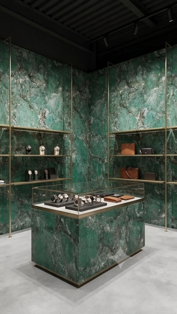 Oppio €57 PER PANEEL - 120x280x0,3 cm - PVC Wandpaneel ONYX Green - Hoogglans Oppio €57 PER PANEEL - 120x280x0,3 cm - PVC Wandpaneel ONYX Green - Hoogglans