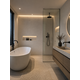 Oppio 120x280x0.8 cm - Linnen Wandpaneel BEIGE - MES  & GROEF