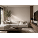 Oppio 120x280x0.8 cm - Linnen Wandpaneel BEIGE - MES  & GROEF