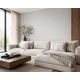 Oppio 120x280x0.8 cm - Linnen Wandpaneel LICHT GRIJS- MES  & GROEF