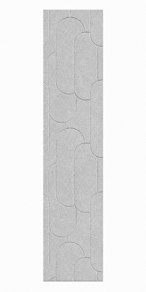 Oppio OPPIO Viltpaneel - SAND GREY - CAPSULE - 280x52 cm - Brandvertragend & Geluiddempend Oppio OPPIO Viltpaneel - SAND GREY - CAPSULE - 280x52 cm - Brandvertragend & Geluiddempend
