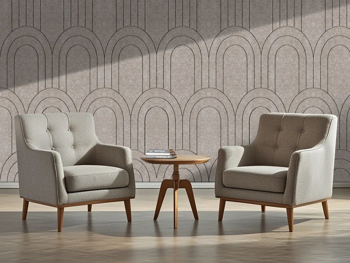 Viltpaneel Barok Beige