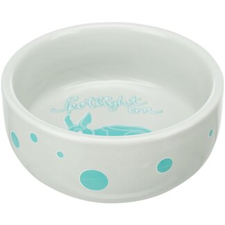 Trixie Ceramic Feeding Bowl with Guinea Pig Design Spotlight 250 ml/ø 11 cm