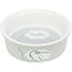 Keramische voerbak met konijnstrip Hello 240 ml/ø 11 cm