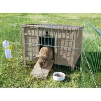 Trixie Natura rodent house for the run 60 × 47 × 50 cm, grey-green