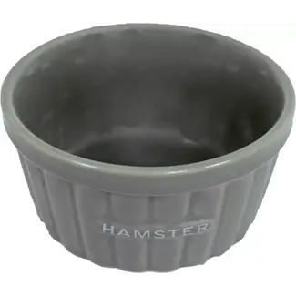 Boon Hamster Feeding Bowl Stone Textured Taupe, 8 cm