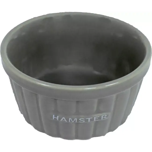 Boon Hamster Feeding Bowl Stone Textured Taupe, 8 cm