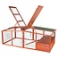 Natura Rabbit Hutch with Cover XL 233 × 79 × 116 cm, Brown