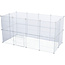 Trixie 4 Uitbreidingselementen voor #62460 - Panelen voor knaagdierverblijven - 35 × 35 cm, wit