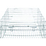 Run with roof - Metal playpen for rabbits and guinea pigs - Outdoor - 114 × 58 x 116 cm - Grey
