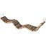 Flexible suspension bridge to hang in the enclosure - Bridge for rodents - 61 x 8 cm - Bark wood