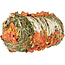 Hay bale with pumpkin and carrot - Snack for rabbits and guinea pigs - ø 10 × 18 cm - 200 grams
