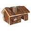 Hendrik house for dwarf hamsters, mice and gerbils - 14 × 11 × 11 cm - Bark wood
