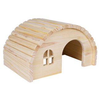 Trixie Half rond houten huisje 29 × 17 × 20 cm