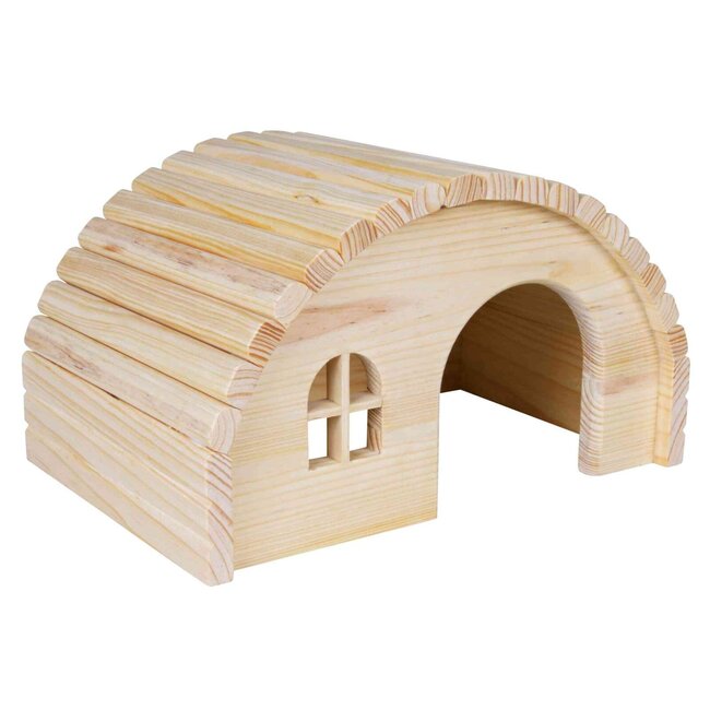 Trixie Half rond houten huisje 29 × 17 × 20 cm