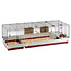 Rabbit Cage Krolik 160 Gray Red 162 x 60 x 50 cm