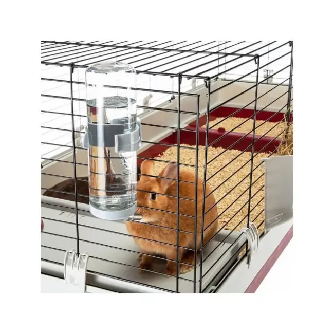 Rabbit Cage Krolik 160 Gray Red 162 x 60 x 50 cm